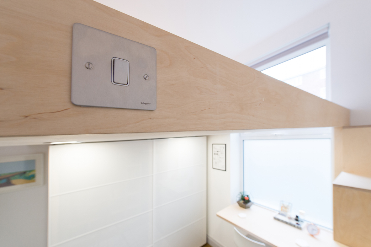 mezzanine-lofts-bespoke-stairs-storage-birch-ply-Scandinavian-loft-lights-studio-flat-london mezzanine-lofts-bespoke-stairs-storage-birch-ply-Scandinavian-loft-lights-studio-flat-london